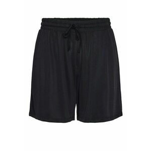 Pantaloni scurti dama 17148783 - Viscoza/Poliester - Negru - Negru imagine