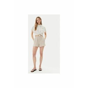 Pantaloni scurti dama 10279687 - Bumbac - Bej - Bej imagine