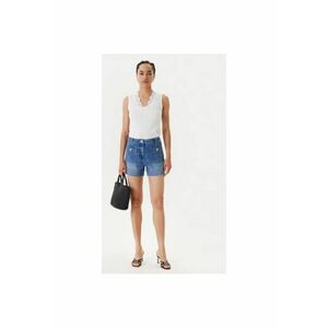 Pantaloni scurti din denim dama 251-SHAMIZ - Bumbac - Albastru - Albastru imagine