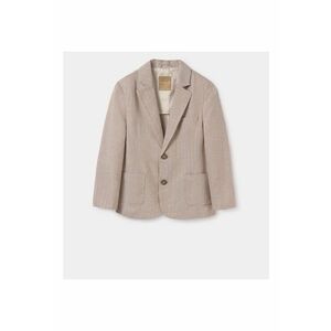 Sacou baieti 6485 - Bumbac - 14 - Bej - Bej imagine