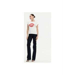 Tricou dama 251-DVALA - Bumbac/Modal - Alb - Alb imagine