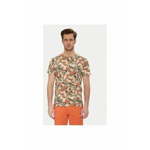 Tricou barbati 20717778 - Bumbac - Bej - Bej imagine