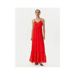Rochie de vara dama 242-ROUBI - Poliester - Rosu - Rosu imagine