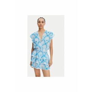 Rochie de vara dama JESS - Viscoza - Albastru - Albastru imagine