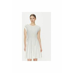 Rochie dama DD4J8E21 - Rayon/Nylon - Bej - Bej imagine