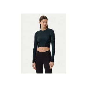 Bluza sport dama - LS Crop 118570 - negru - 72% nylon - 28% elastan imagine