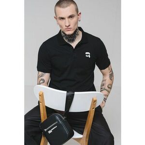 Tricou din bumbac cu logo - Negru imagine