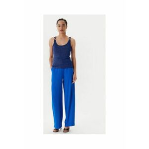 Pantaloni dama - MORGAN-242-PBIRD 1018 SAFIR poliester - albastru - Albastru imagine