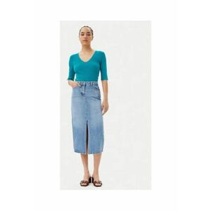 Fusta model JROMA 308 - bumbac albastru - Albastru imagine