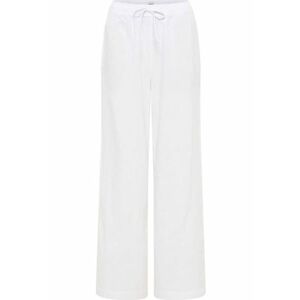 Pantaloni drepti din amestec de in imagine