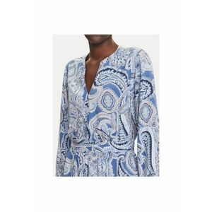 Camasa stil rochie dama 13002020 - Viscoza - Albastru - Albastru imagine
