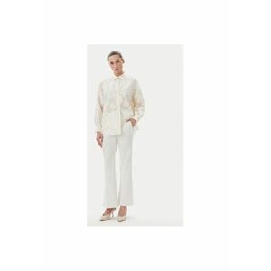 Camasa dama BBW4538 - Bumbac/Poliester - Alb - Alb imagine
