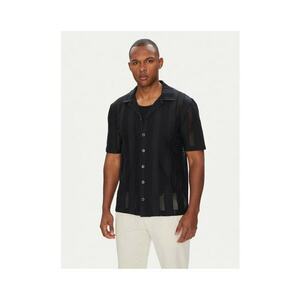 Camasa barbati B4 10058.5266 - Bumbac - Negru - Negru imagine