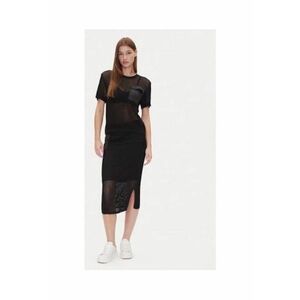 Rochie neagra - 65% viscoza - 35% nailon imagine