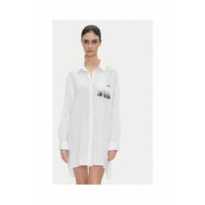 Camasa dama - model DKNY-YI30048 - bumbac si viscoza - alb imagine