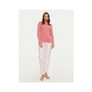 Pijama dama - 304525230 - Poliester/Bumbac - Gri imagine