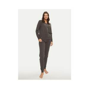 Pijama dama - 304525247 - Acril/Poliester/Viscoza - Gri imagine