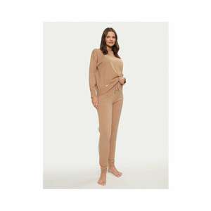 Pijama dama - 304525308 - Acril/Poliester/Viscoza - Bej imagine