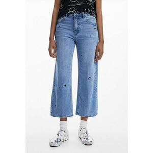 Blugi evazati Mickey - Albastru deschis imagine