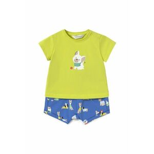 Set tricou si pantaloni scurti baieti 1206 - Bumbac/Elastan - Multicolor - Multicolor imagine