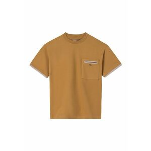 Tricou baieti 6004 - Bumbac/Elastan - Maro - Maro imagine