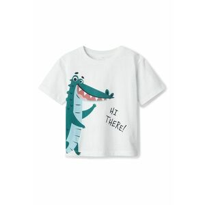 Tricou baieti 13238145 - Bumbac - Alb - Alb imagine