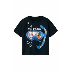 Tricou baieti 13240711 - Bumbac/Elastan - Bleumarin - Bleumarin imagine