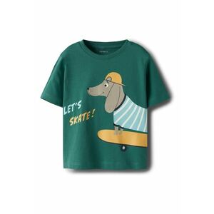 Tricou baieti 13238145 - Bumbac - Verde - Verde imagine