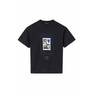 Tricou baieti 6005 - Bumbac - Negru - Negru imagine