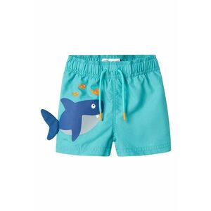Pantaloni scurti de baie baieti 13239804 - Poliester reciclat - Albastru - Albastru imagine
