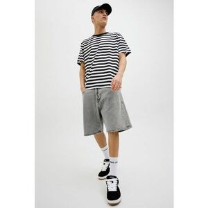 Blugi scurti regular fit - Gri imagine