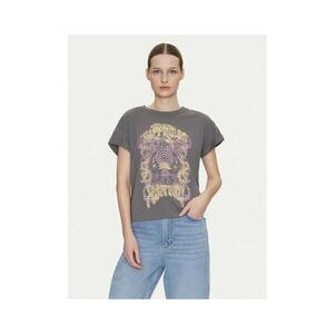 Tricou dama 27033385 - Bumbac - Gri - Gri imagine