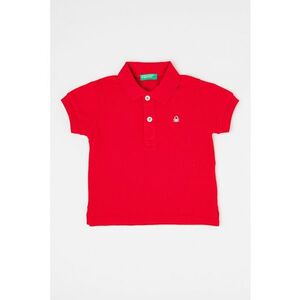 Tricou polo de bumbac pique - Rosu imagine