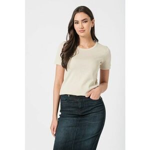 Tricou cu decolteu rotund - Verde pal imagine