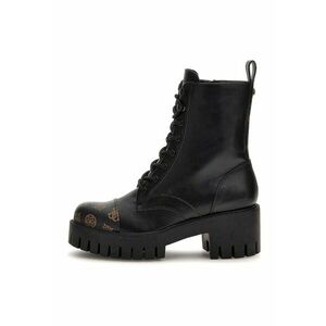 Ghete de piele ecologica - Negru/Caramel imagine