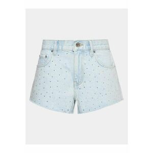 Pantaloni scurti din denim dama - 302991006 - Bumbac - Albastru imagine