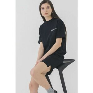 Rochie-tricou cu logo - Negru imagine