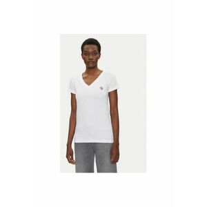 Tricou dama A2W17097 - Bumbac - Alb - Alb imagine