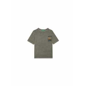 Tricou pentru baieti 3PCMC10N7 - Bumbac - Gri - Gri imagine