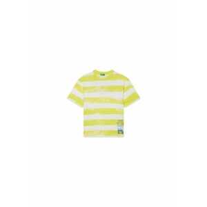 Tricou pentru baieti 3SL3C10P5 - Bumbac - Galben - Galben imagine