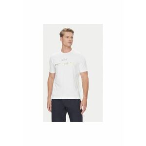 Tricou barbati C0P1239 - Bumbac - Alb - Alb imagine