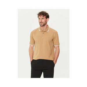 Tricou barbati - 303673635 - Bumbac - Bej - Bej imagine