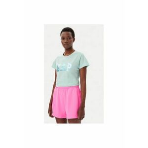 Tricou dama 729555-13 - Bumbac - Verde - Verde imagine