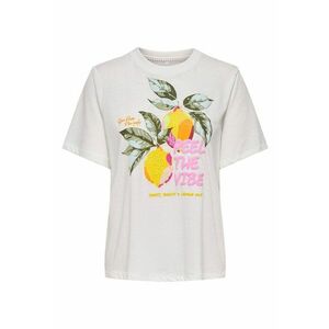 Tricou dama 15320615 - Bumbac/Poliester - Alb - Alb imagine