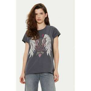 Tricou dama - 305167910 - Bumbac - Gri - Gri imagine