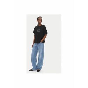 Tricou dama RD0119 - Bumbac - Negru - Negru imagine