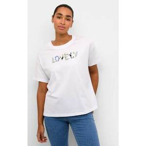 Tricou dama - 303582296 - Bumbac - Alb - Alb imagine
