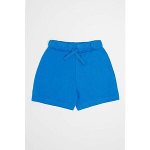 Pantaloni scurti din bumbac cu talie ajustabila - Albastru royal imagine