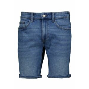 Bermude din denim cu buzunare - Albastru imagine