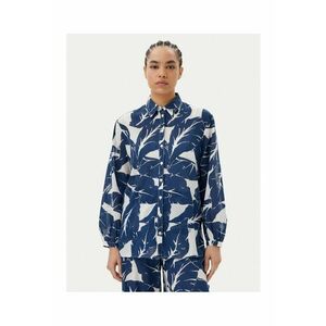 Camasa dama 511FD45013 - Bumbac/Viscoza - Bleumarin - Bleumarin imagine